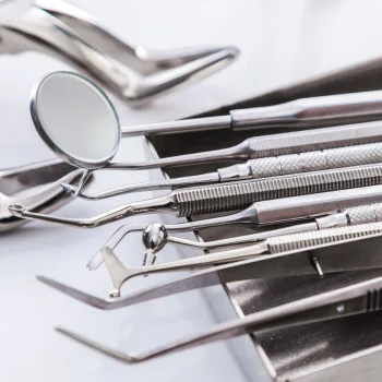 a range of metal dental tools